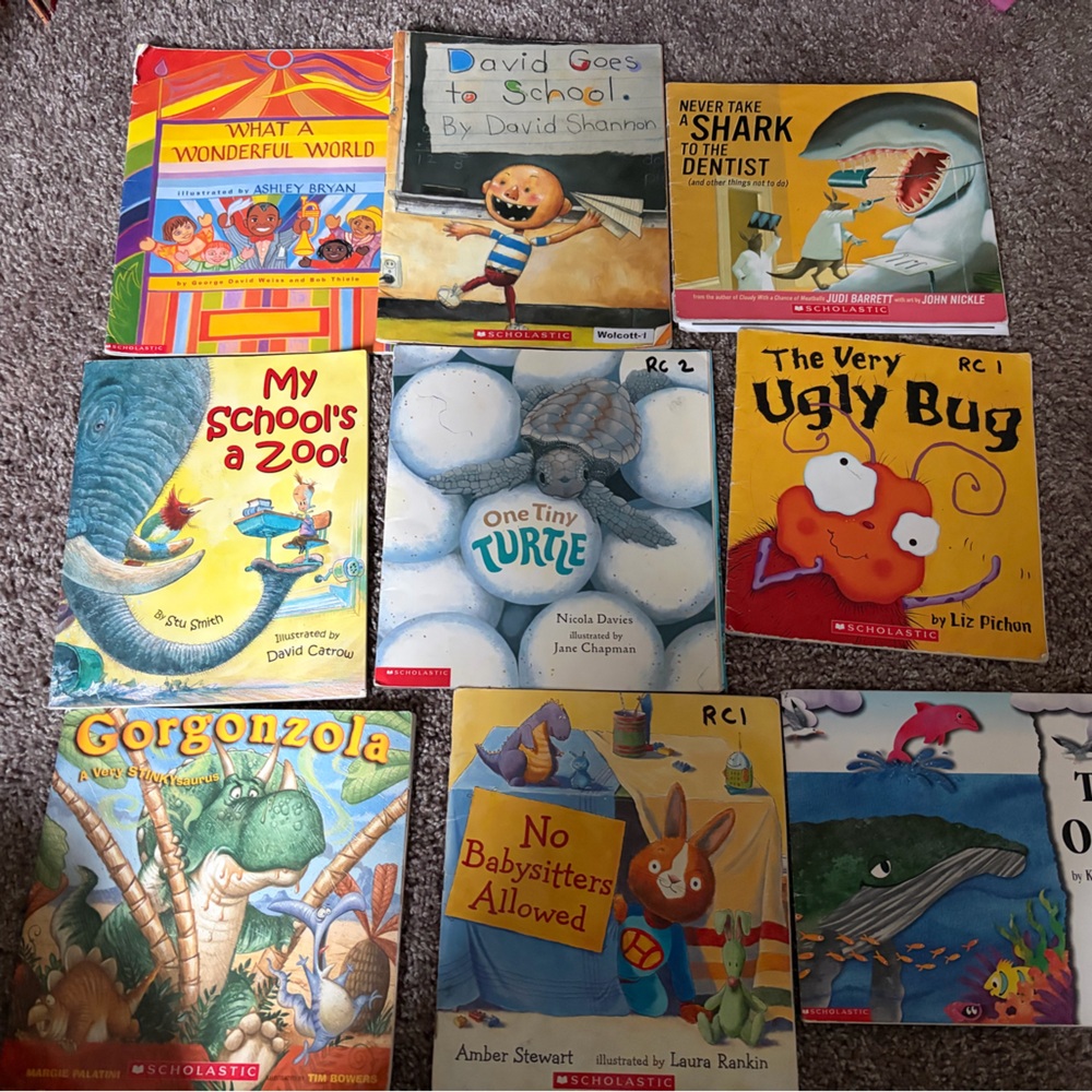 9 SCHOLASTIC YOUNG READERS BOOKS